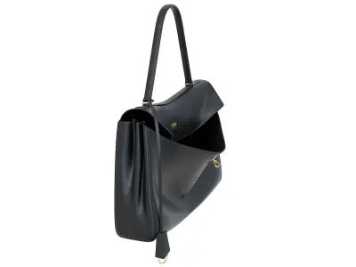 Balenciaga Rodeo Bag Black Low-poly 3D model