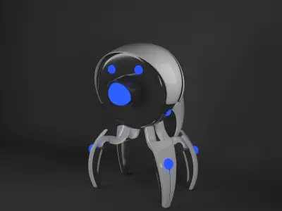 Nano robot Free 3D model