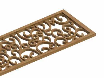 Decorative panel STL 3D model 33