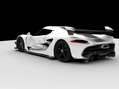 Koenigsegg Jesko - Masterpiece of Speed 3D model