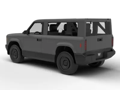 Slate Truck SUV 2027 3d model 3D model