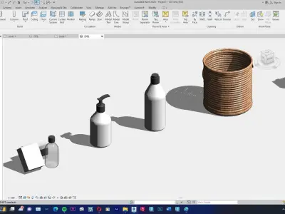 Decoration Furniture Kitchen Closet Service Room Pack 3D model