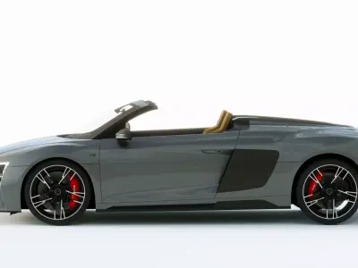 Audi R8 Spyder 2019 3D model