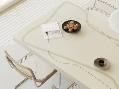 the silence of residential indoor  3D model