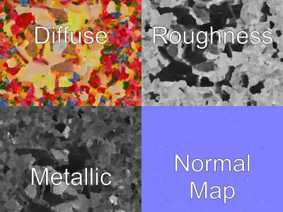 Celebratory Fondant Cake with Sugar Flowers model pack Low-poly 3D model