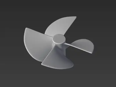 12 Boat Propeller 3D print model