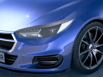 Generic Wagon Estate 2019 3D model