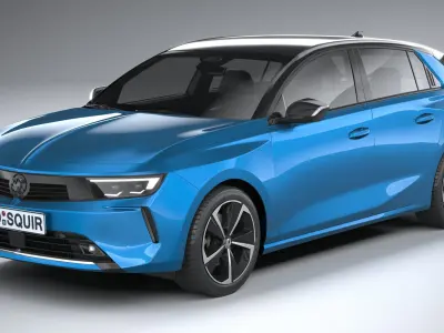 Vauxhall Astra Basic 2022 3D model