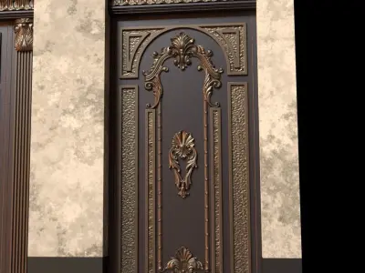 Gate rg13 Low-poly 3D model