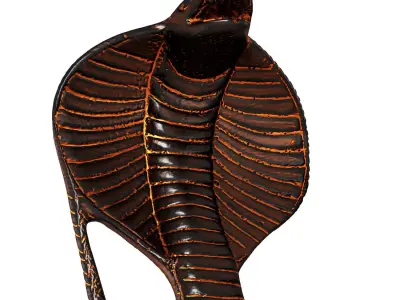 Cobra figurine 3D model