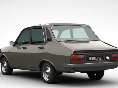 Renault 12 TS 3D model