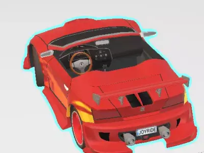 Tuner sports car  3D model
