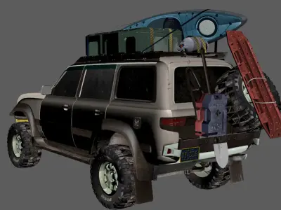 a-land-explorer Low-poly 3D model