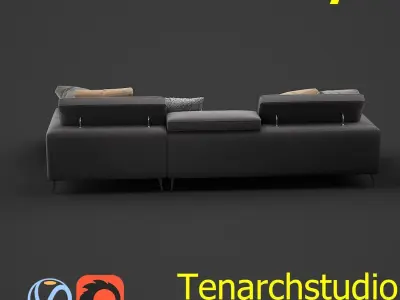 Tenarchstudio Anderson clyford Sofa Render ready  3D model