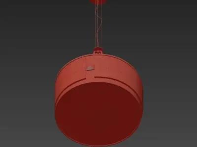 DECORATIVE drum hanging from ceiling 3D model