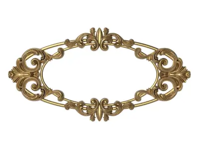 Carved Picture Frame 3D model 84