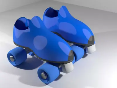 Skate - Quad 3D model