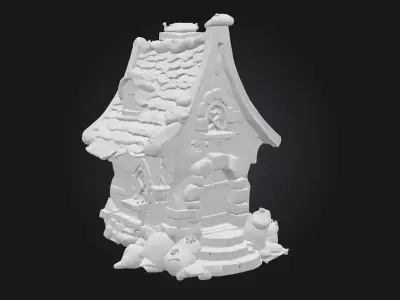 Whimsical Cottage 3D model