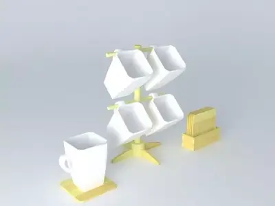 ASSORTED BAMBOO ITEMS 2 Free 3D model