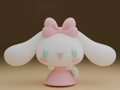 Sanrio cinnamoroll 25 3D print model