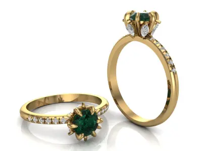 Jewelry Ring 3D print model 3D print model