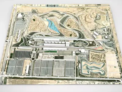 The Bahrain International Circuit 3D model