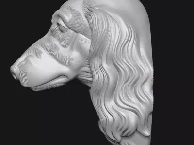 Afghan Hound 3D print model