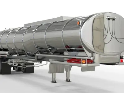 Truck Trailer 3D model