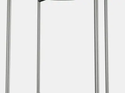 GLADOM Table with tray Low-poly 3D model