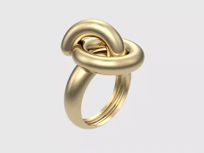 Knot Signet Ring JDBCo 3D print model