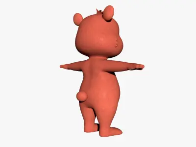 Cartoon Bear 3D 3D model