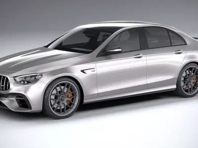 Mercede E63 Sedan AMG 2021 3D model