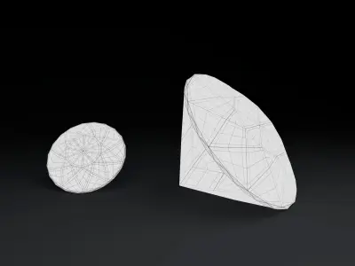 Realistic Diamond Free 3D model