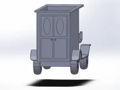 Vintage Car plant pot or Vase Free 3D print model