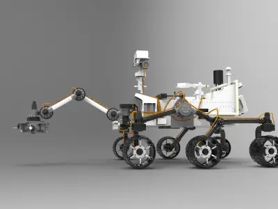 Curiosity Mars Rover 3D model