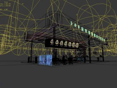 Exhibition - Area - 20X12-3DMAX2009-019 3D model
