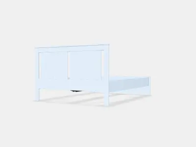 SONGESAND Bed frame 5 Low-poly 3D model