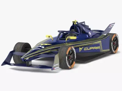 ABT CUPRA Formula E Team 2024 PBR 3D model