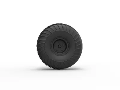 Offroad wheel 17 3D print model