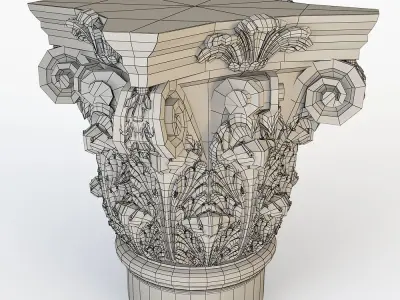 Classical Column for cnc 3D 3D model