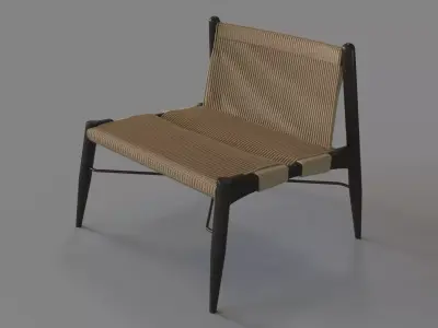 Wrap Jute Chair 3D model