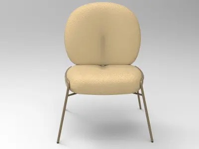 Klaus Chair Low-poly 3D model