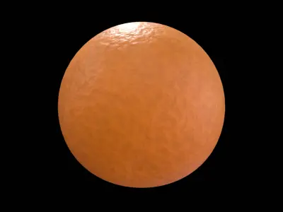 Orange  Low Poly 3D Model 3D model