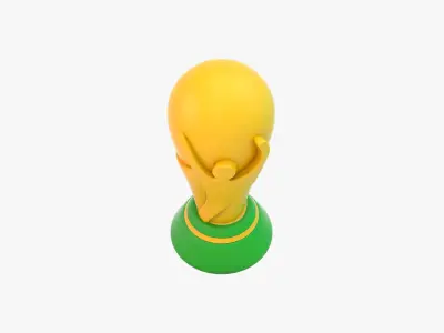 Trophy fifa world cup 3D model