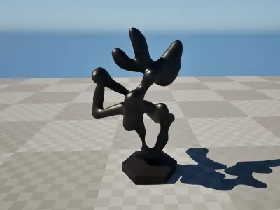 ArchViz Abstract Sculpture 6 3D model