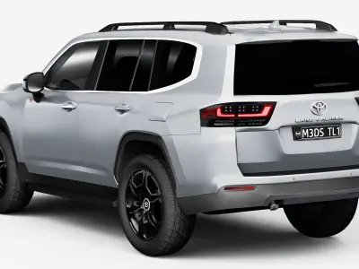 Toyota Land Cruiser Gr Sport 2022 3D model