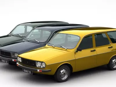 Renault 12 SW Pack 3D model