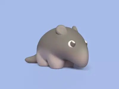 Baby Anteater 3D print model