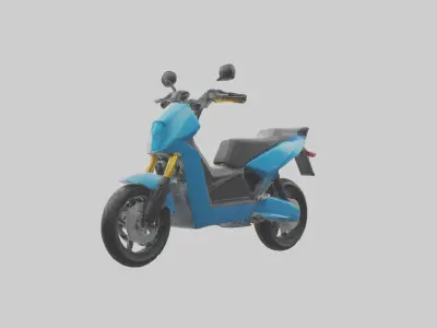 Electric Motorbike model 3D model