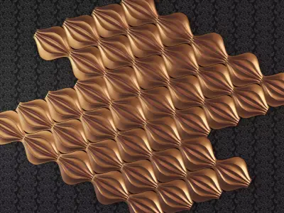 3D WALL PANEL  collection 5 of 14 3D print model